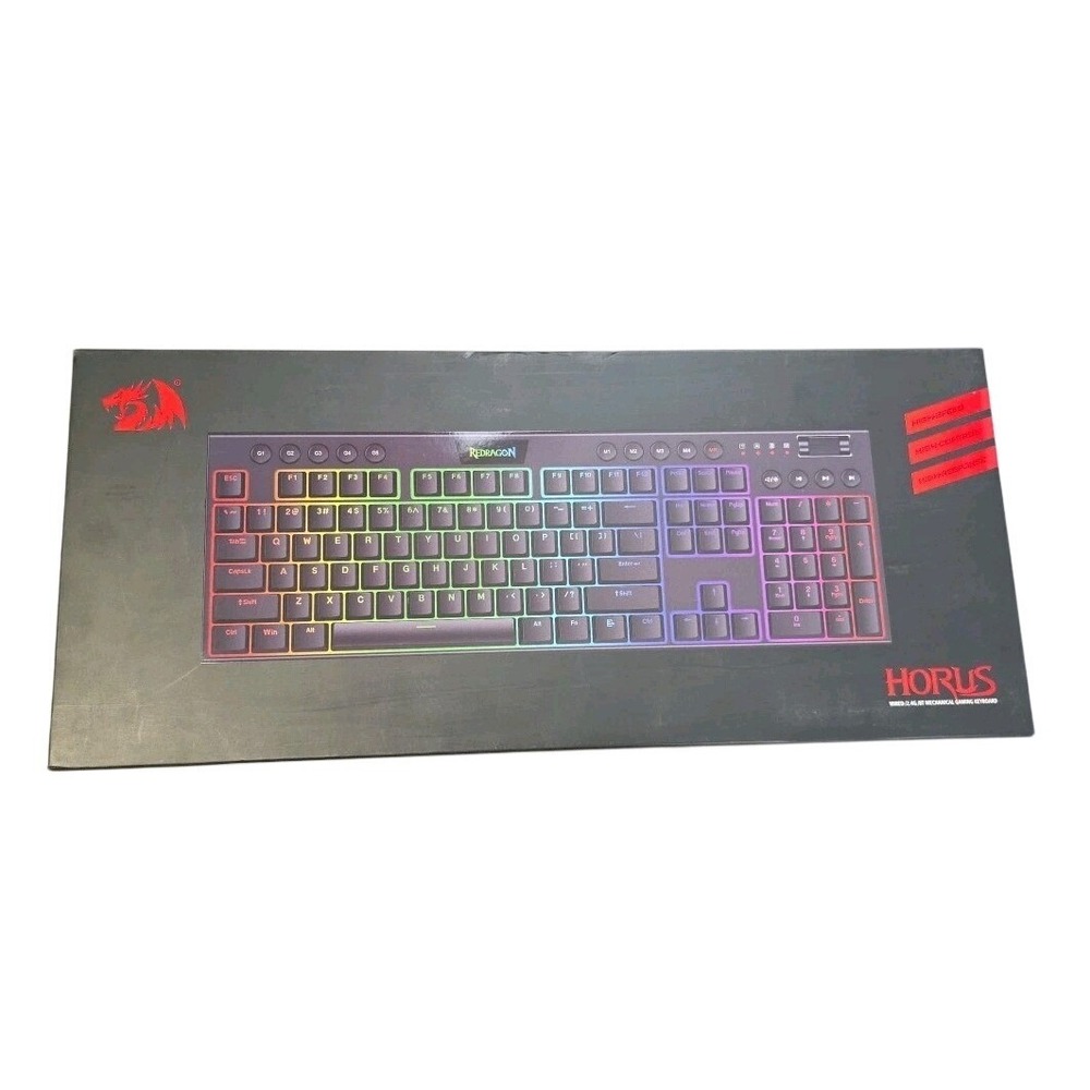 Redragon K618 Horus Wireless RGB Mechanical Keyboard Bluetooth 2.4GHz Black
